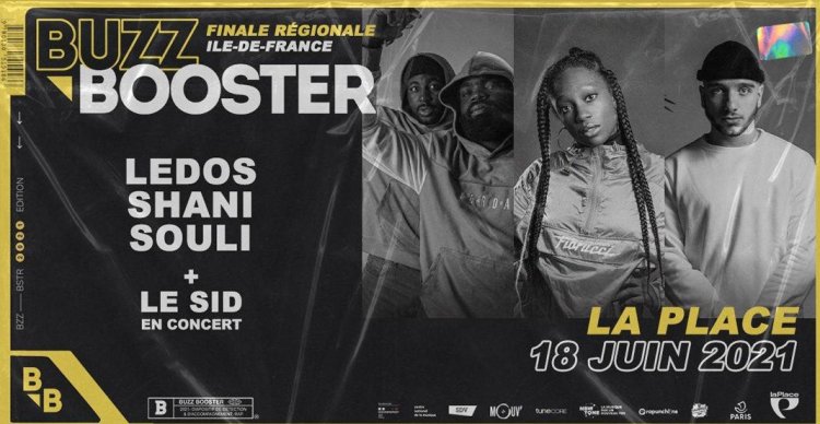 La billetterie pour assister la finale IDF Buzz Booster le 18 Juin avec un concert de Le Sid est ouverte !