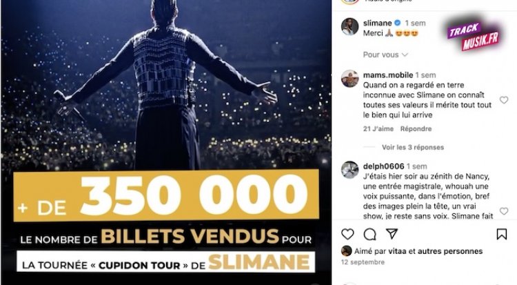 Slimane : Une tournée triomphante et un nouvel album en préparation !